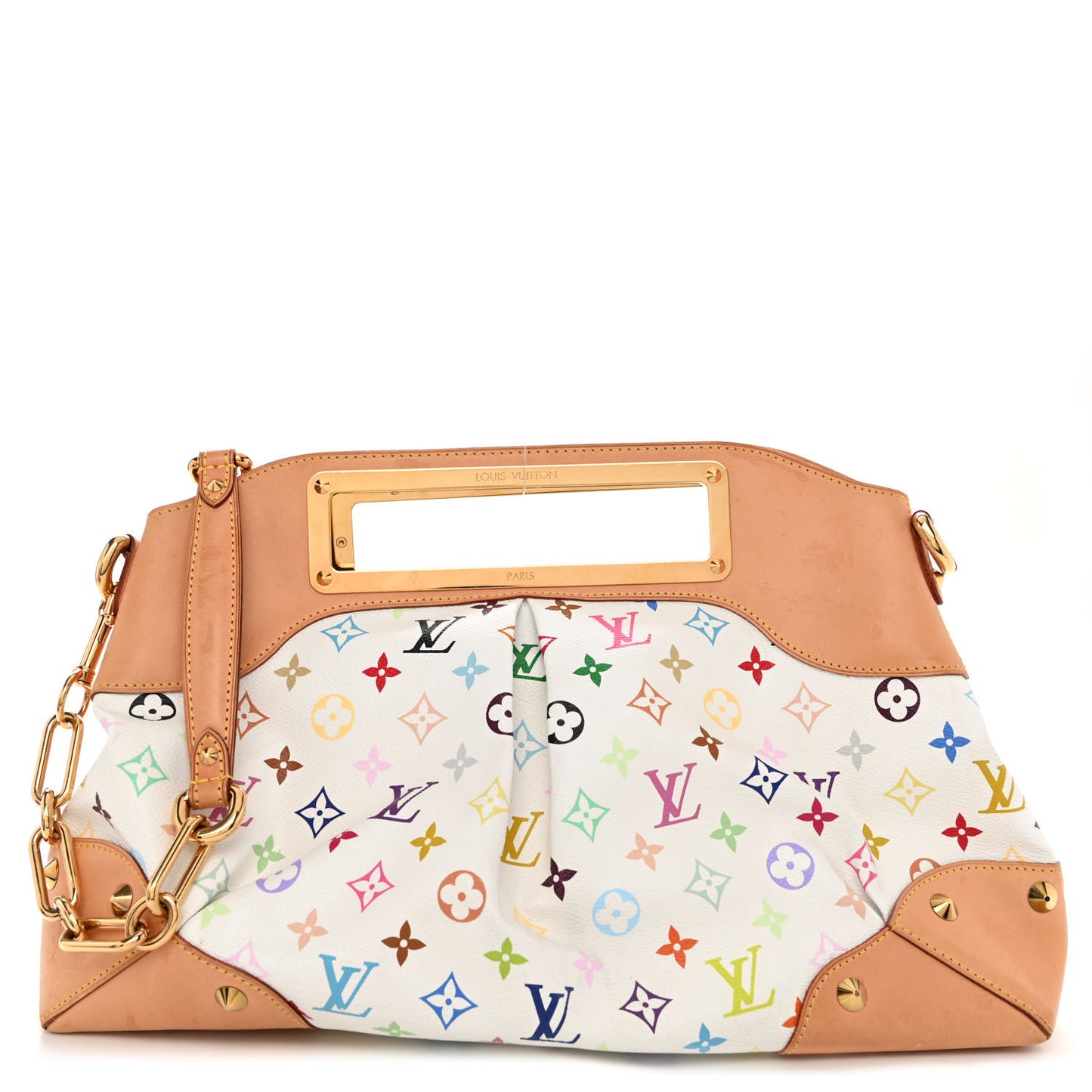 Monogram Multicolor Judy GM White