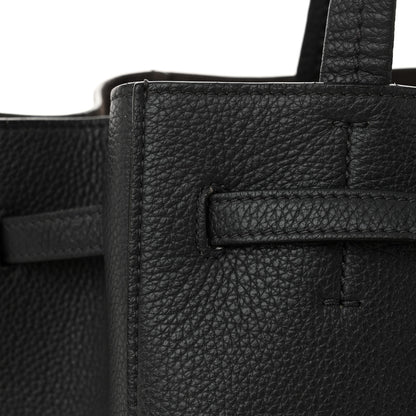 Celine Soft Grained Calfskin Small Belt Cabas Phantom Grey 13 of 14