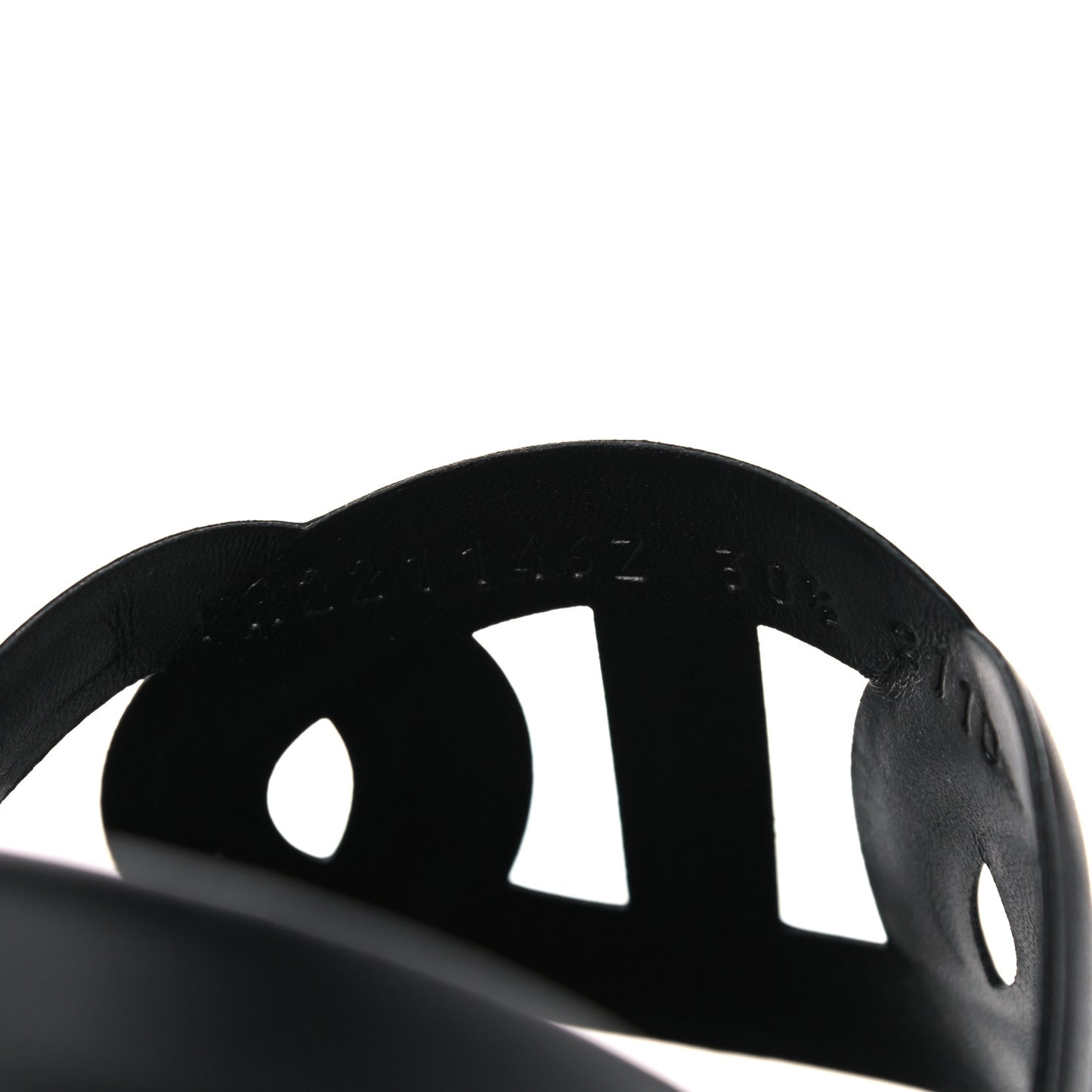 Nappa Womens Extra Sandals 38.5 Black