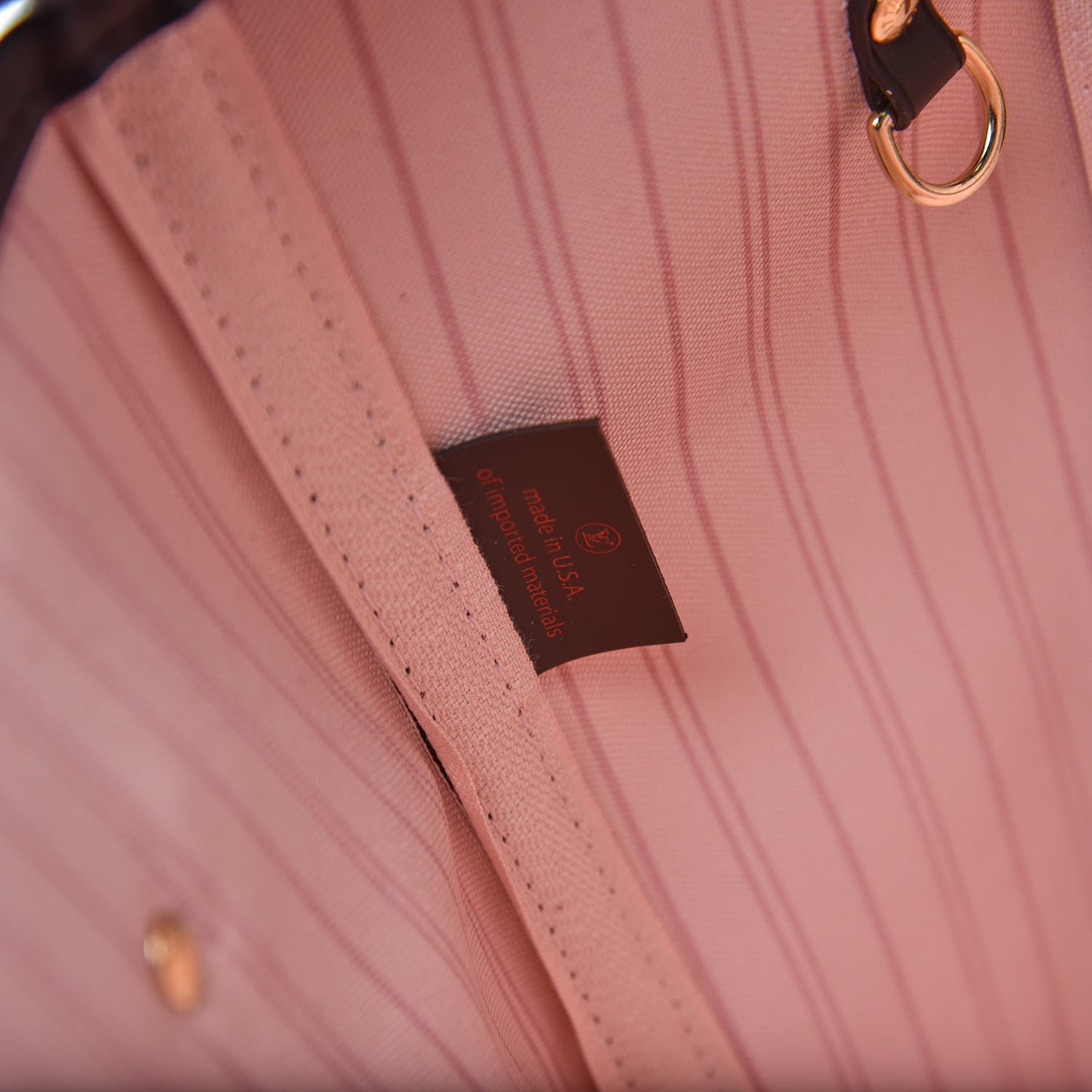Louis Vuitton Damier Ebene Neo Neverfull MM Rose Ballerine 7 of 10