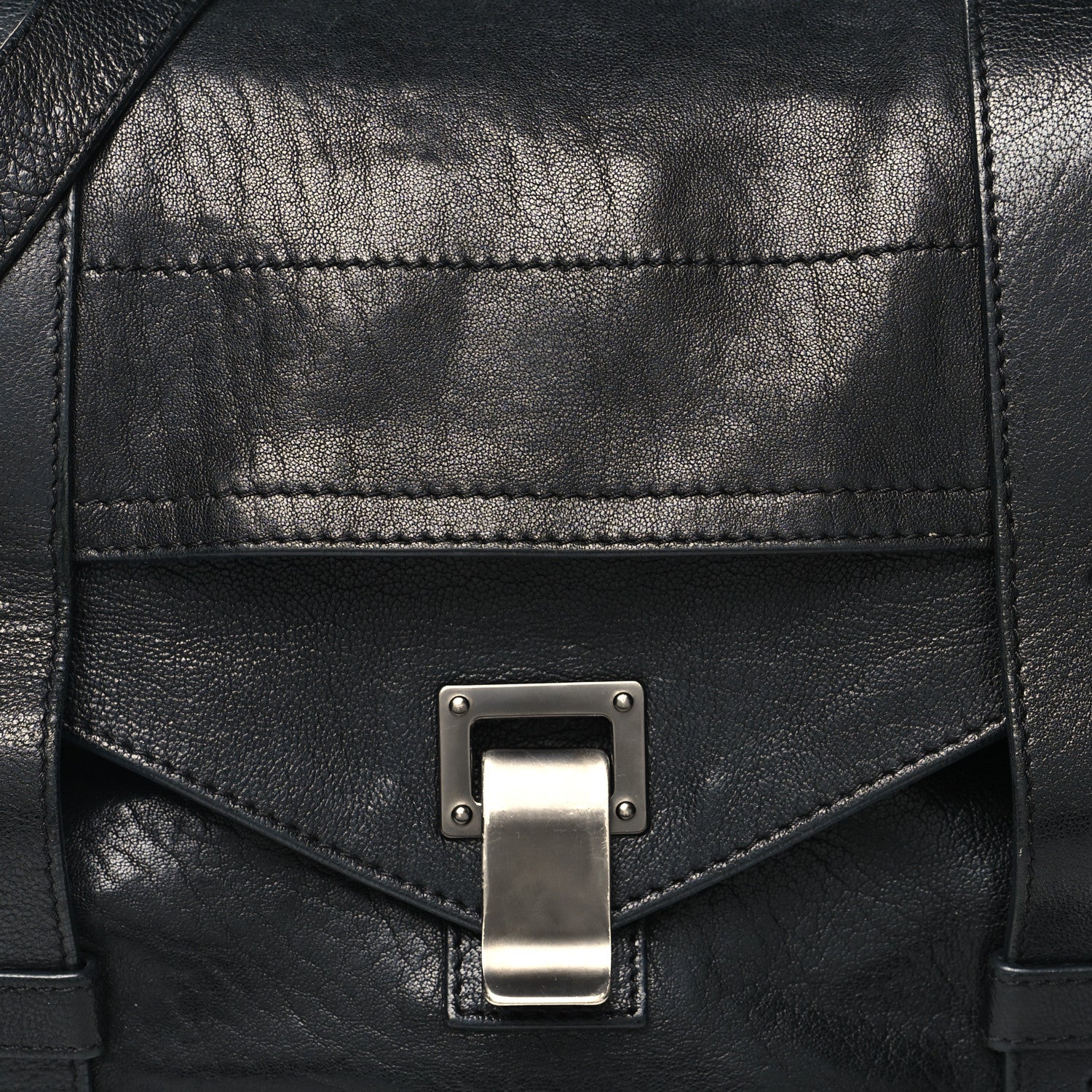 Proenza Schouler Lambskin Medium PS1 Satchel Black 8 of 14