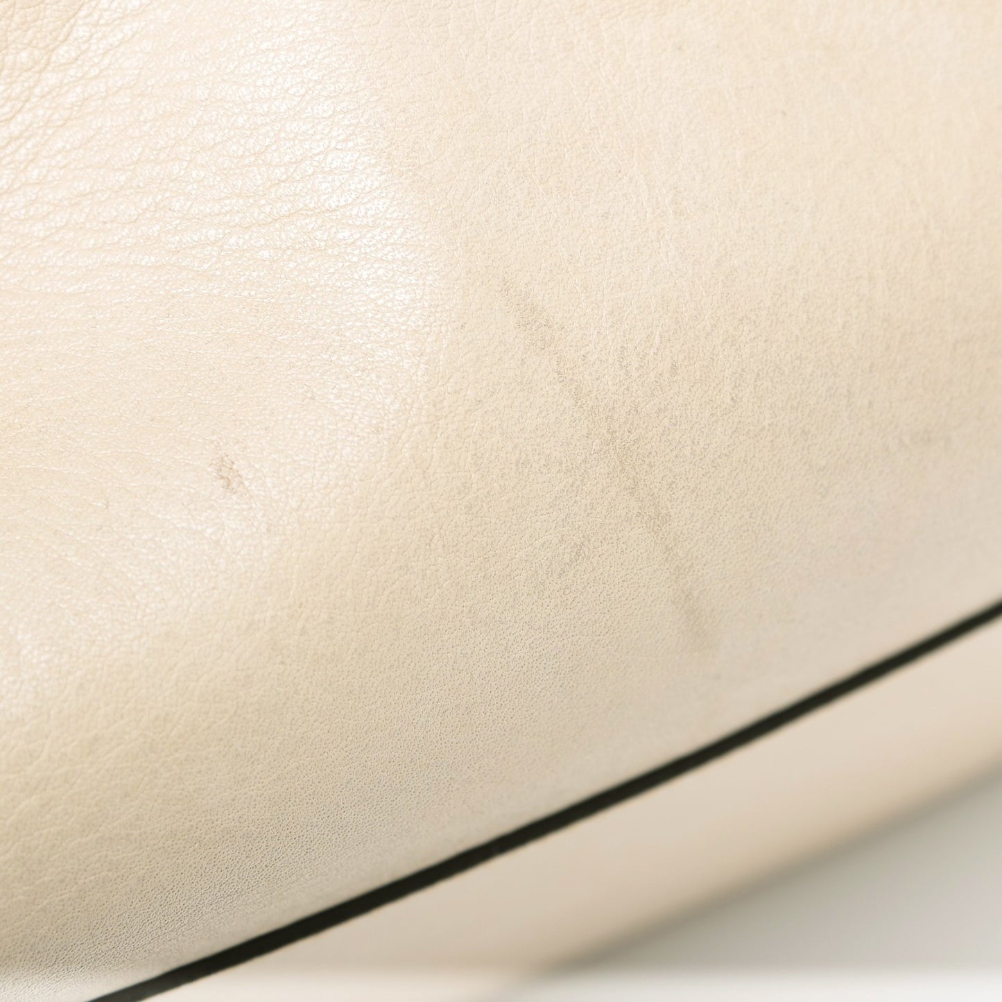Calfskin Leather Bi-Color Medium Antigona Beige Black