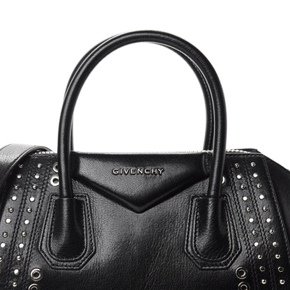 Givenchy Goatskin Small Studded Antigona Black 10 of 10