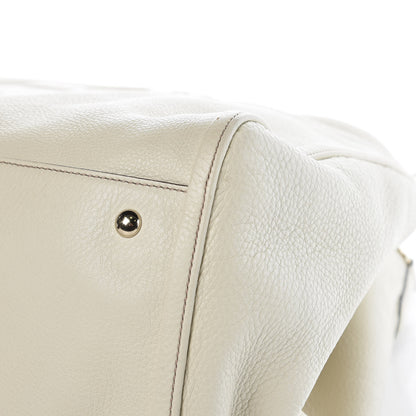 Gucci Pebbled Calfskin Large Soho Shoulder Bag Off White 9 of 10