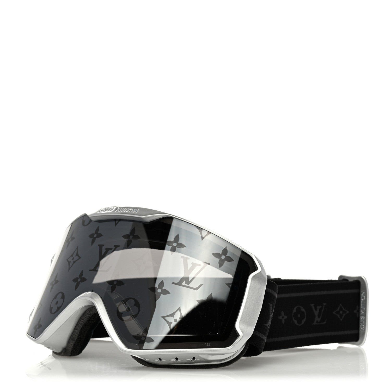 Louis Vuitton Acetate LV Snow Mask Silver 1 of 7