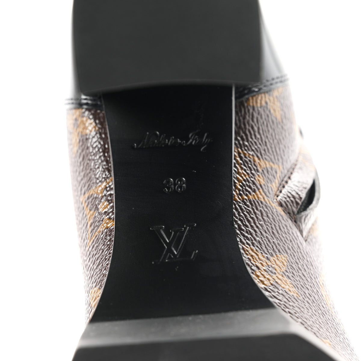 Louis Vuitton Patent Calfskin Monogram Star Trail Ankle Boots 38 Black 7 of 9