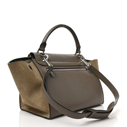 Celine Smooth Calfskin Suede Medium Trapeze 2 of 7