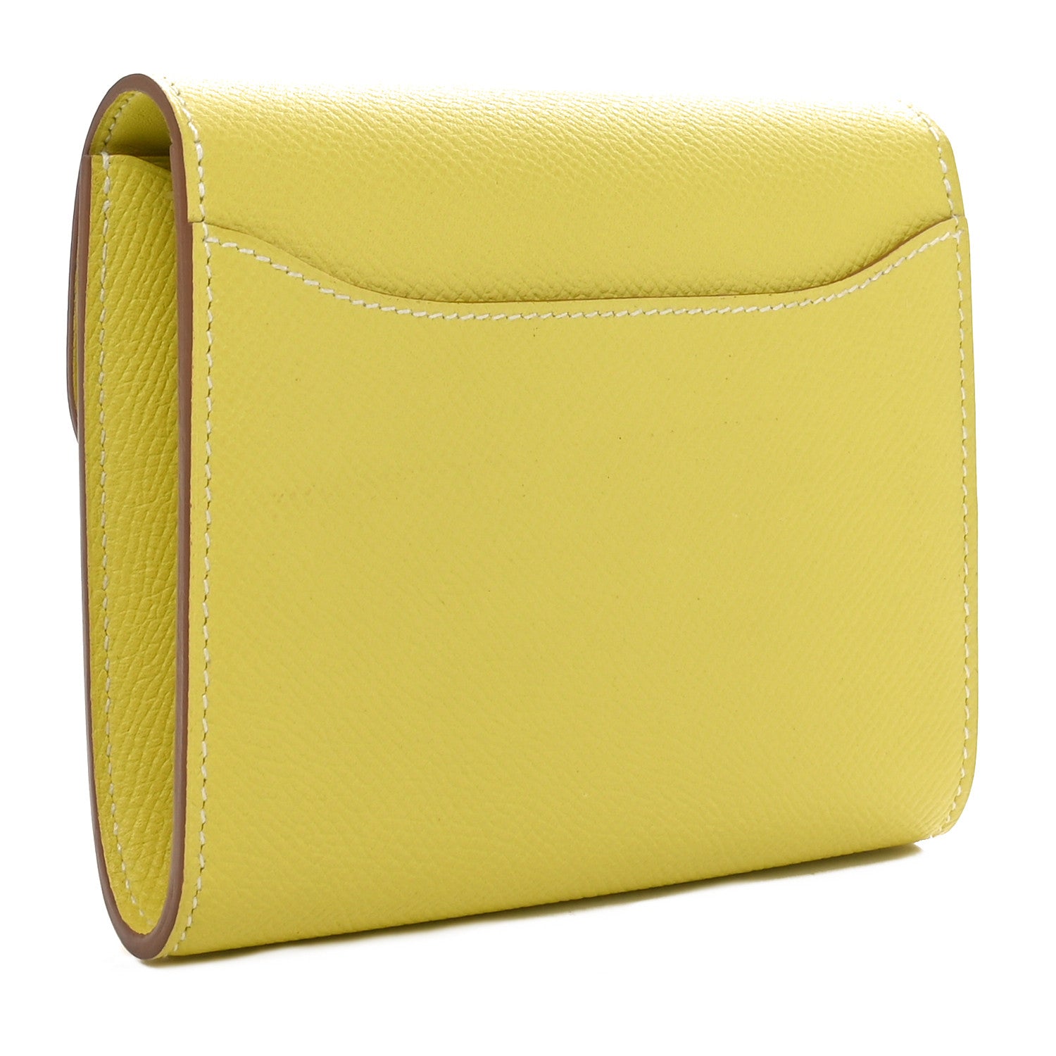 Hermes Epsom Constance Short Wallet Lime 3 of 7