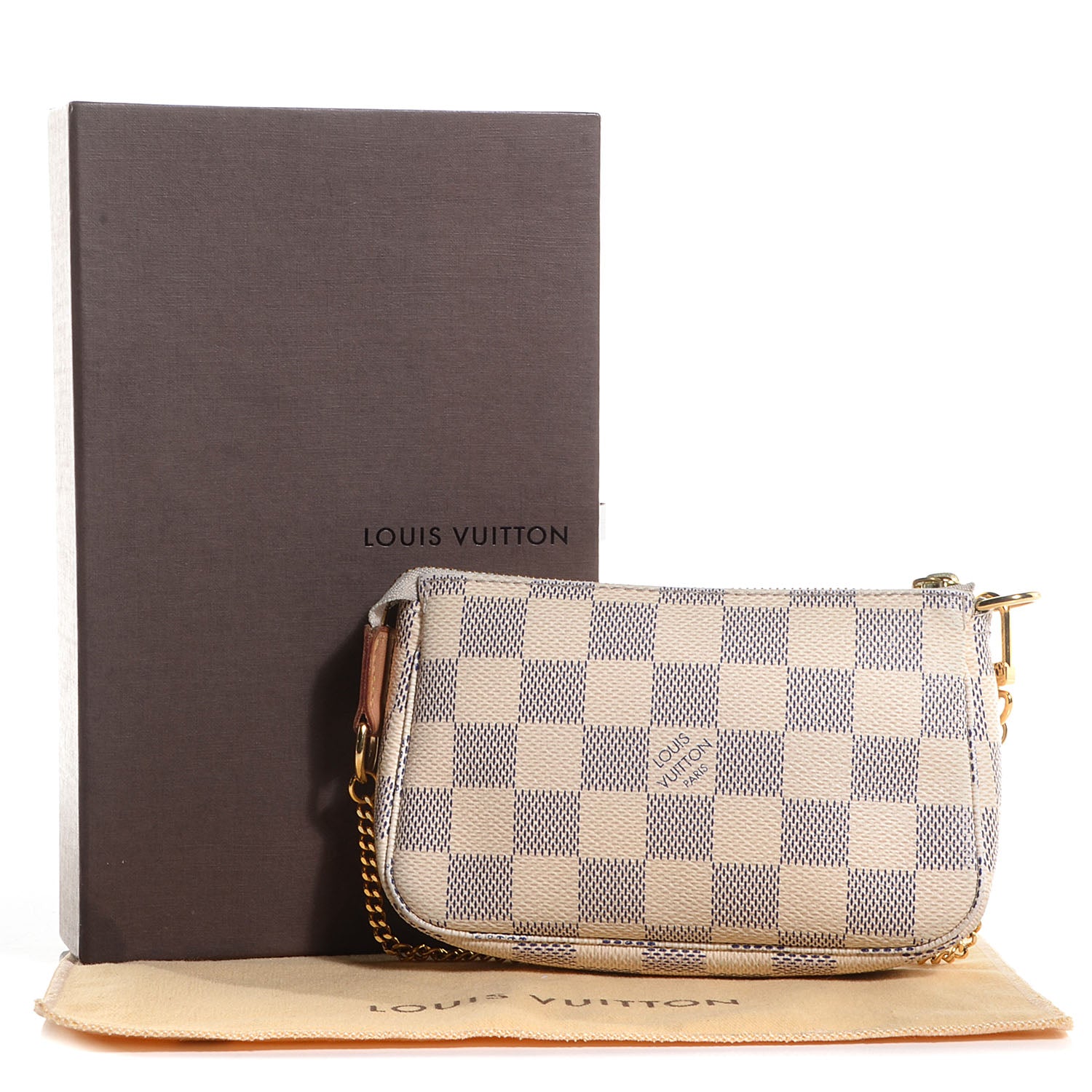 Louis Vuitton Damier Azur Mini Pochette Accessories 8 of 8
