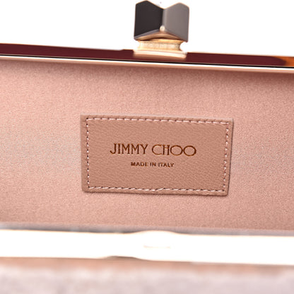 Jimmy Choo Crushed Velvet Celeste Clutch Pink 6 of 10