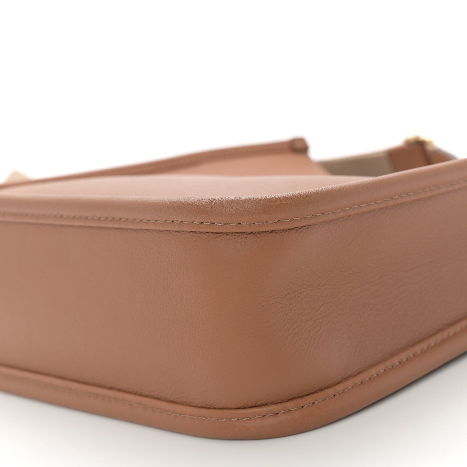 Prada Soft Grain Calfskin Shoulder Bag Caramel 10 of 10