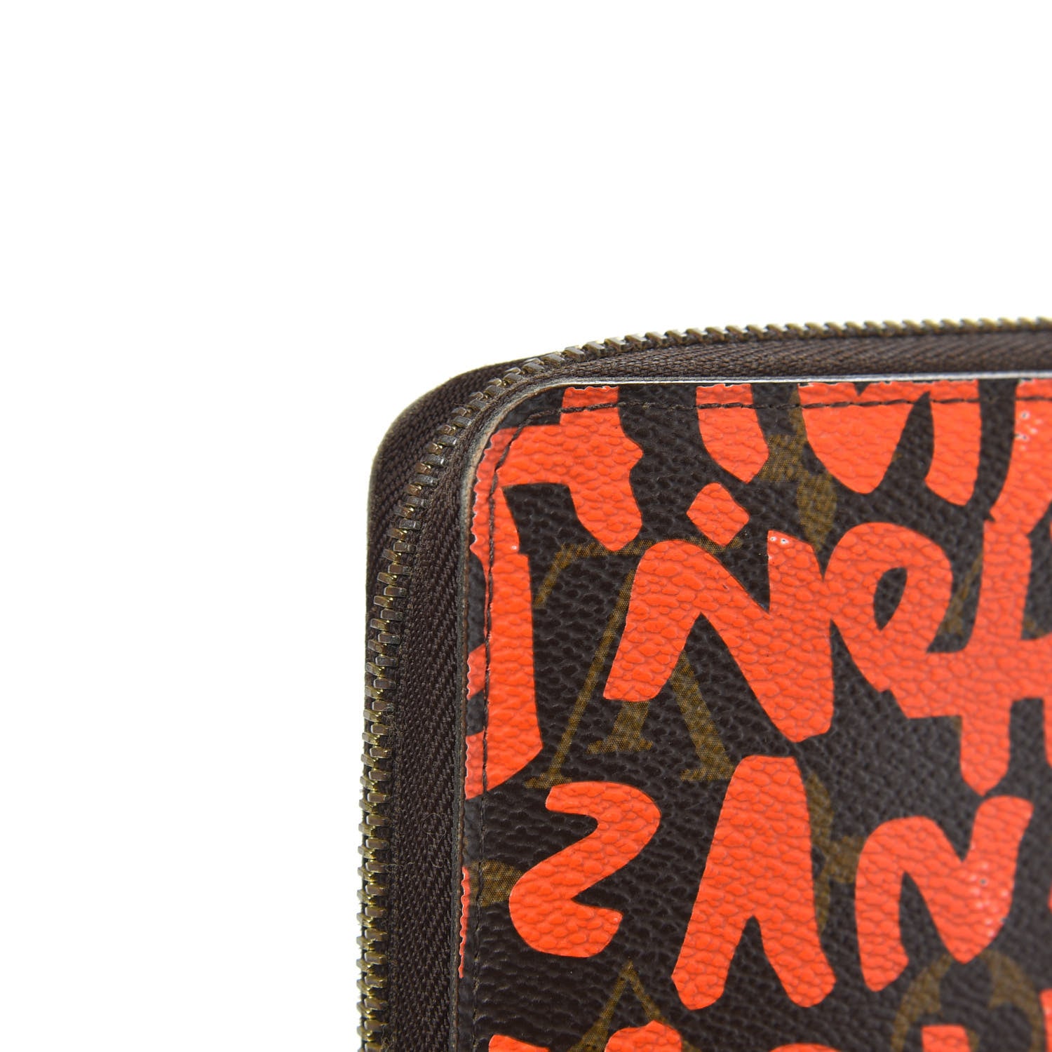 Louis Vuitton Monogram Graffiti Zippy Wallet Orange 11 of 14
