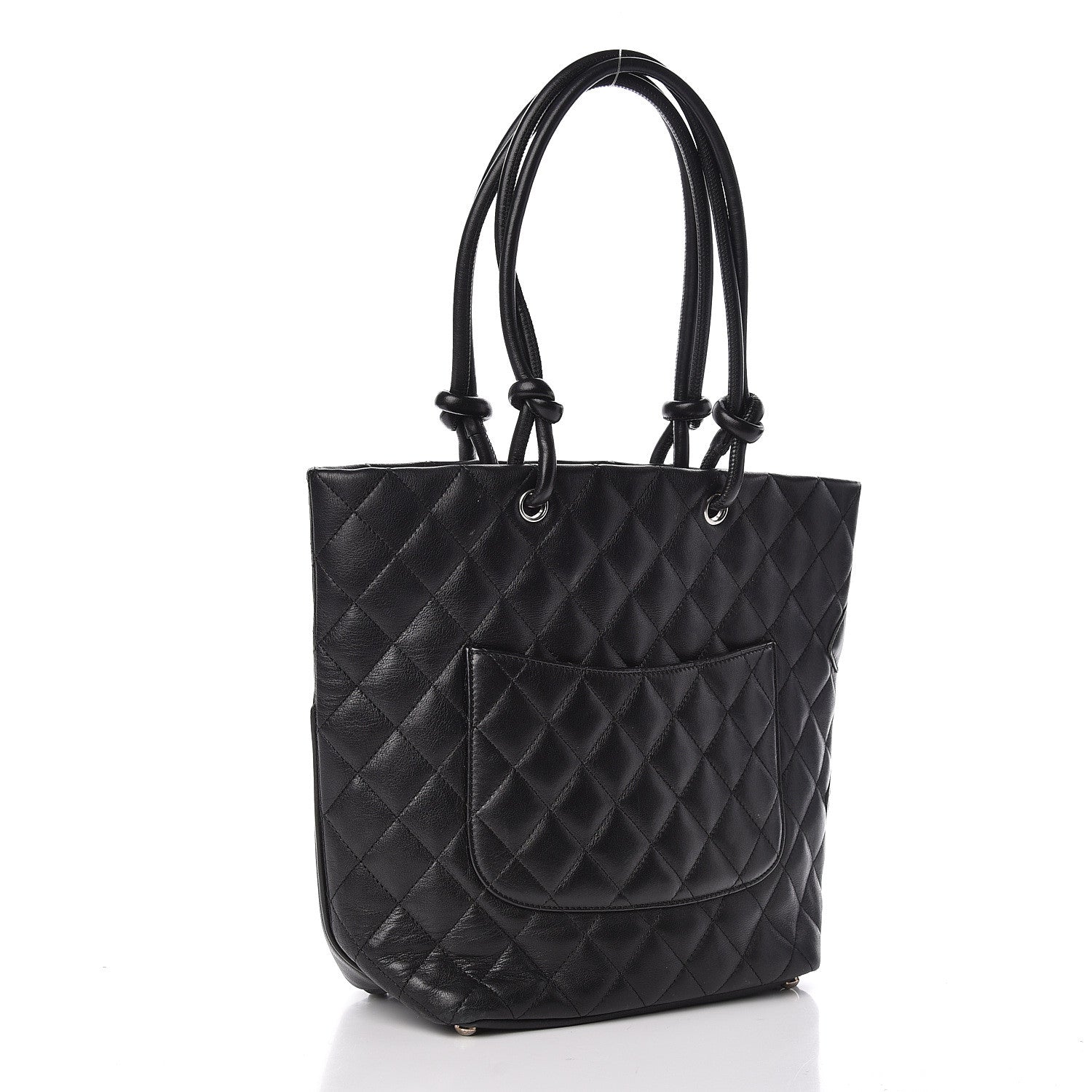 Chanel Calfskin Quilted Medium Cambon Tote Black 3 of 14