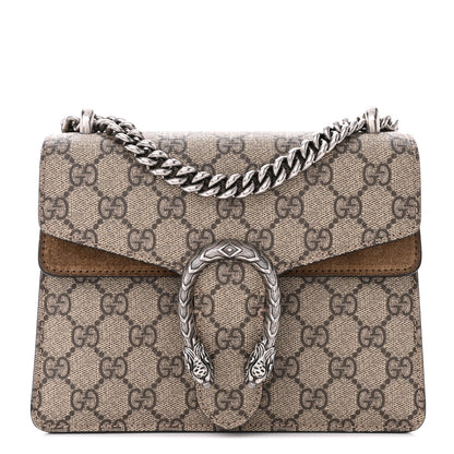 Gucci GG Supreme Monogram Mini Dionysus Shoulder Bag Taupe 1 of 13