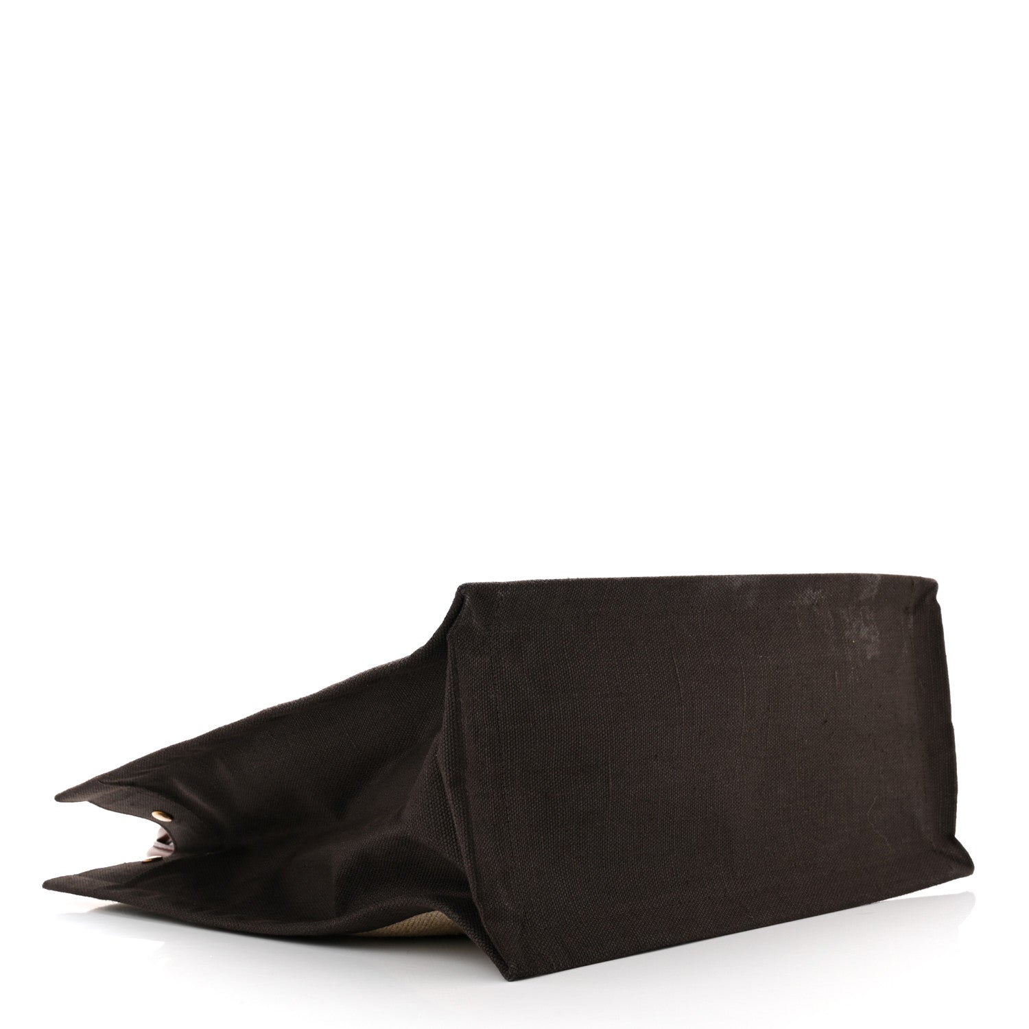 Saint Laurent Linen Calfskin Rive Gauche North South Tote Natural 4 of 10