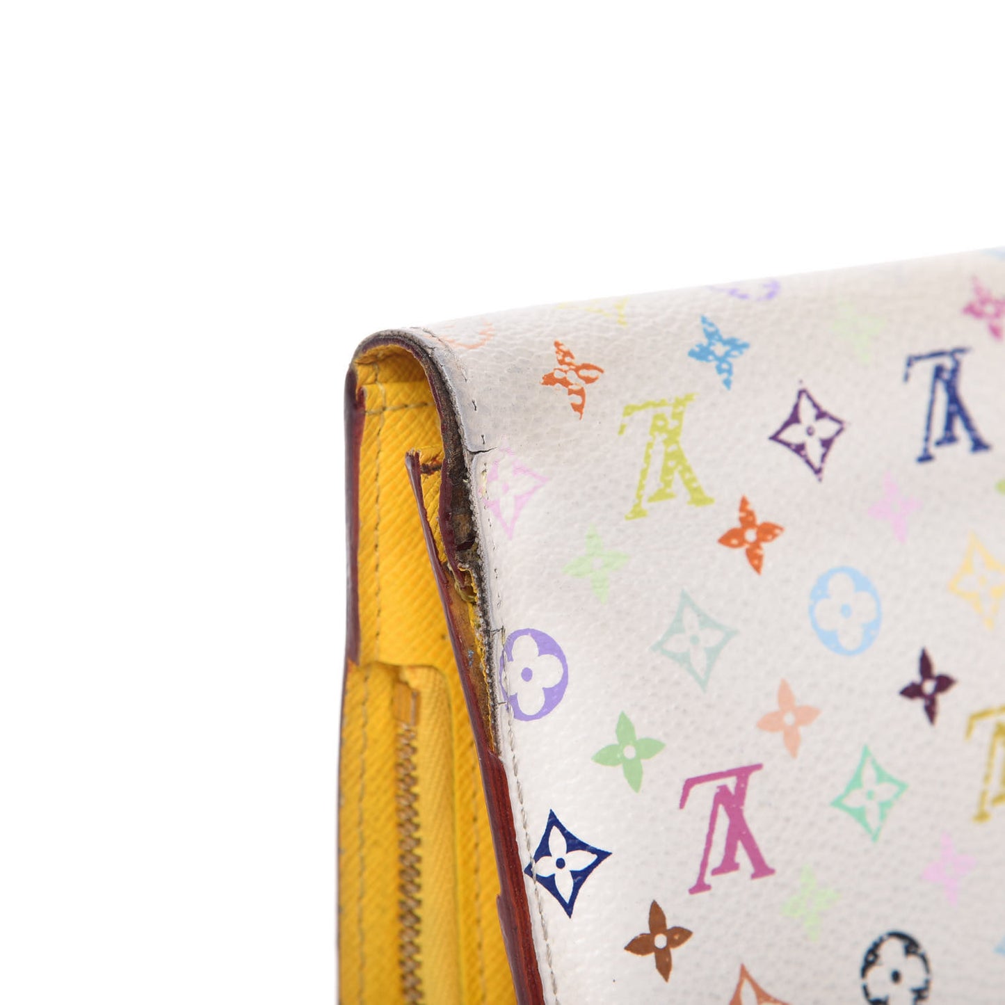 Monogram Multicolor Insolite Wallet White Citron