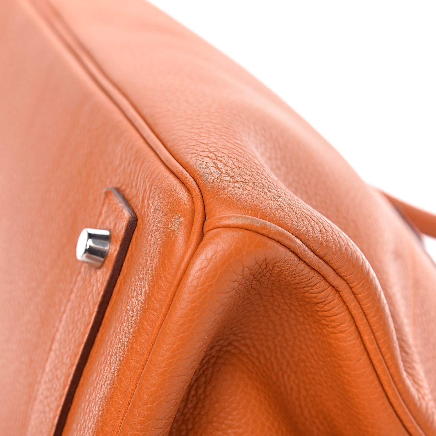 Hermes Taurillon Clemence JPG Birkin 42 Orange 9 of 11