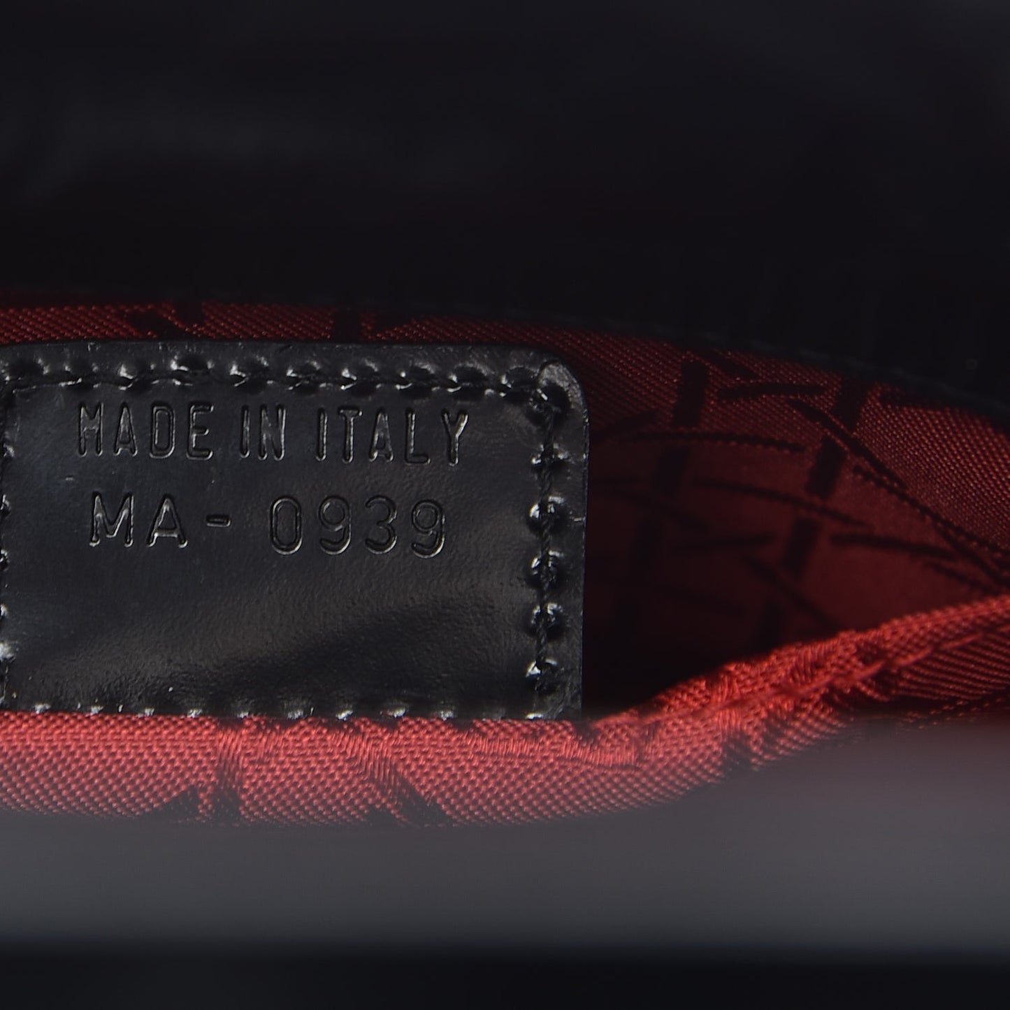 Patent Top Handle Bag Black