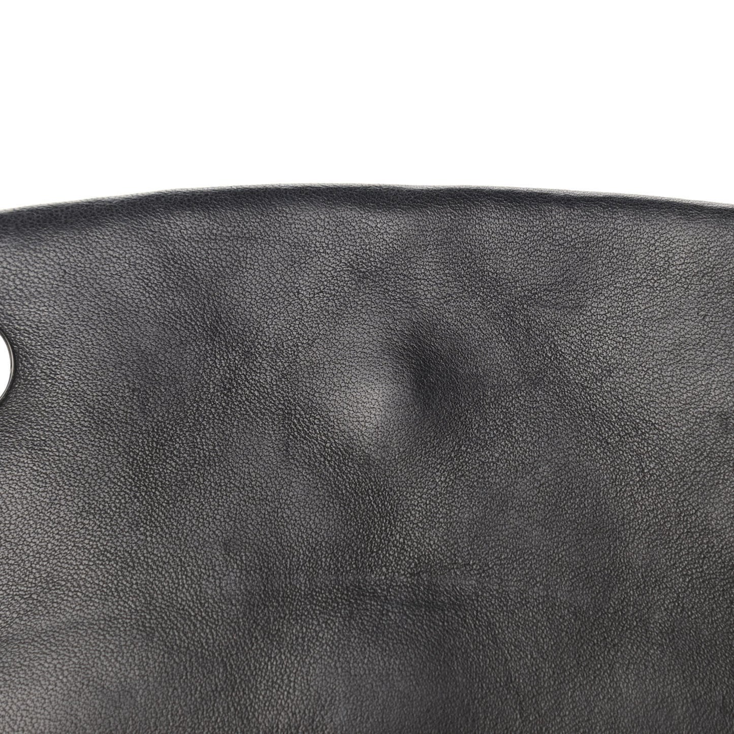 Lambskin Quilted Double Sided Wallet On Chain WOC Black