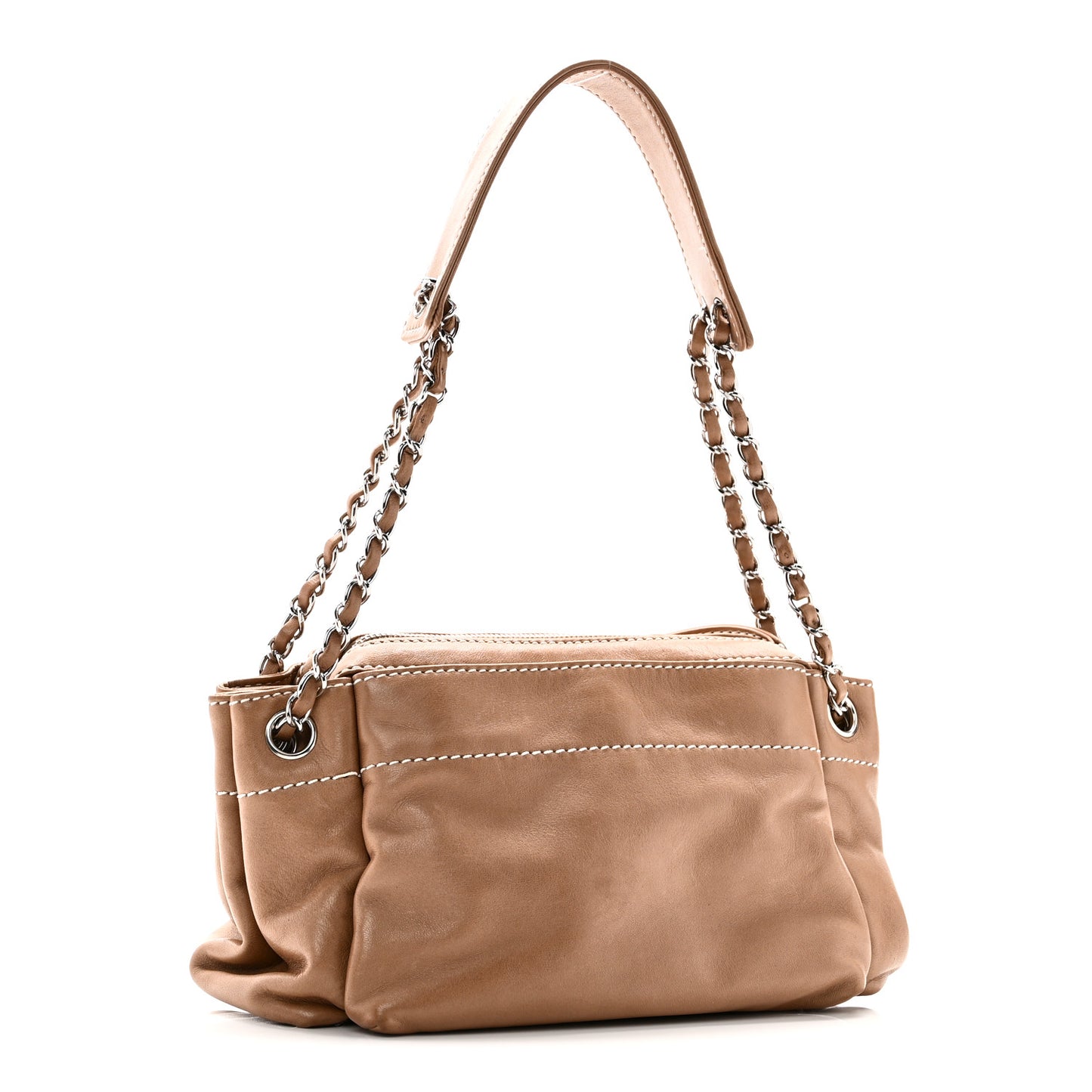 Lambskin Lax Accordion Hobo Brown