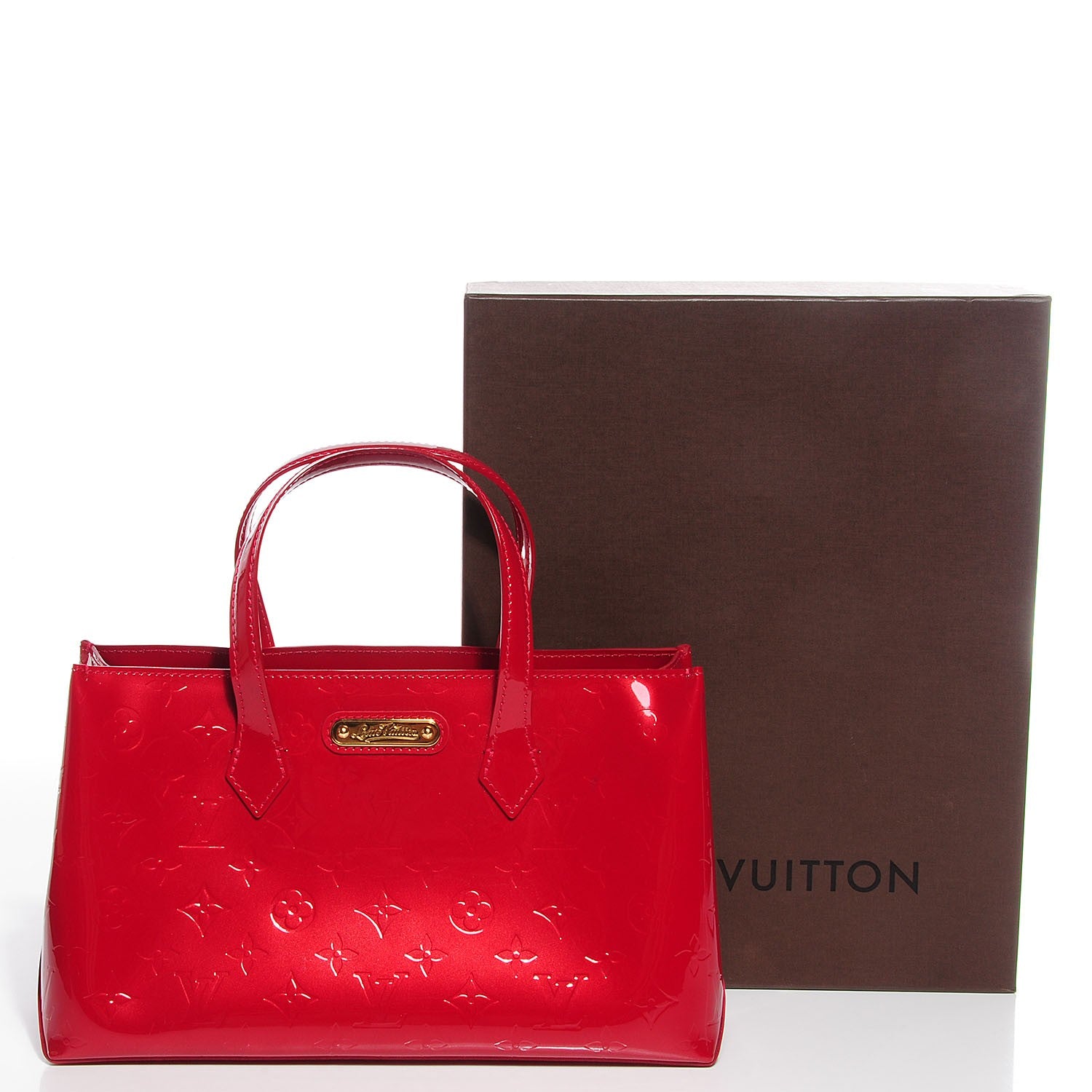 Louis Vuitton Vernis Wilshire PM Pomme D'Amour 5 of 8