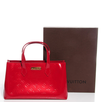 Louis Vuitton Vernis Wilshire PM Pomme D'Amour 5 of 8