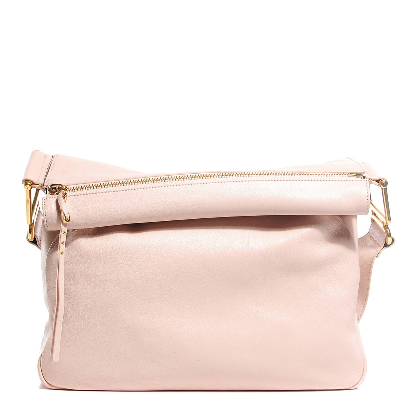 Leather Medium Vanessa Shoulder Bag Nude Pink