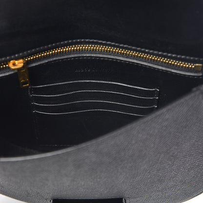Celine Grained Calfskin Small Trotteur Black 8 of 8