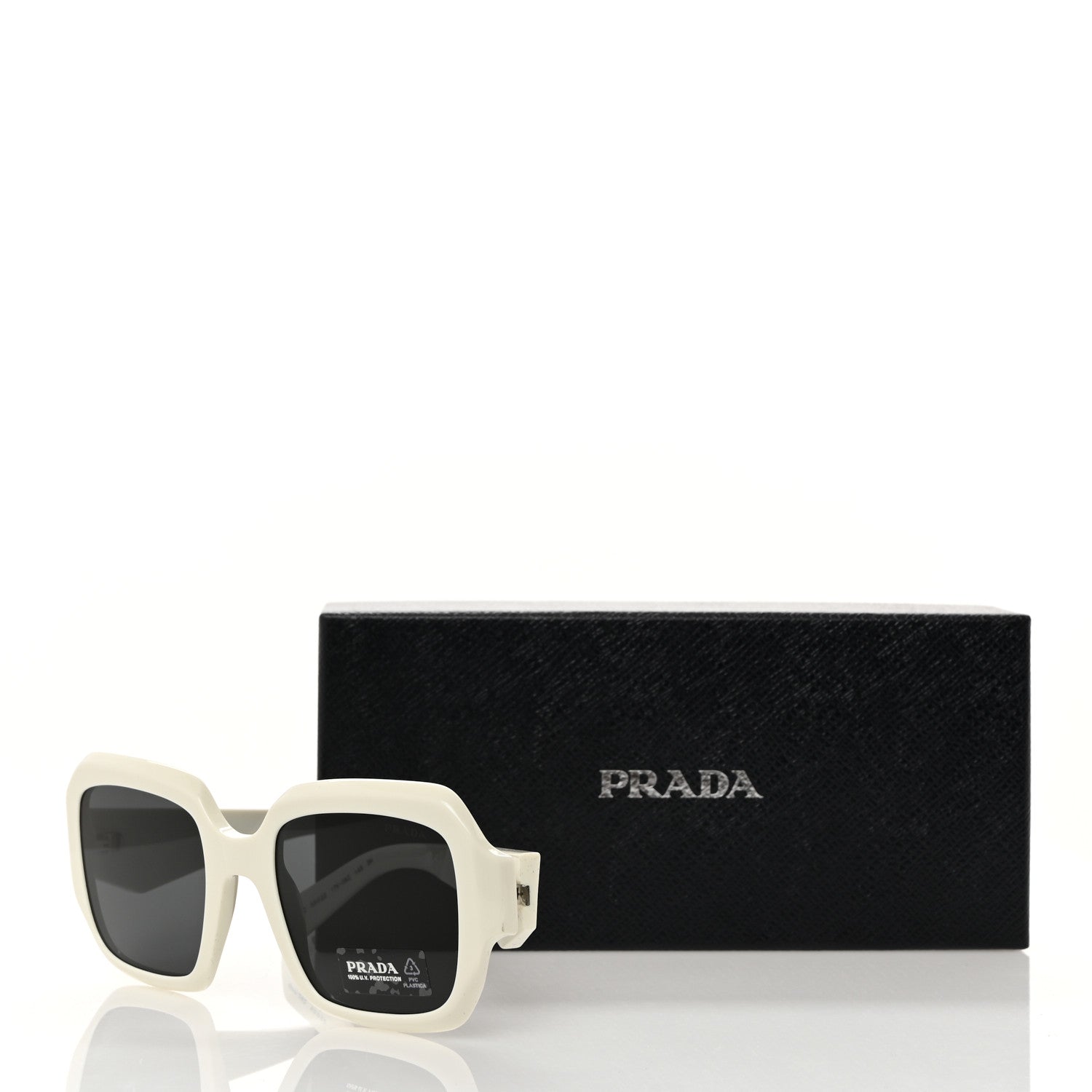 Prada Acetate Sunglasses SPR 28Z White 8 of 8