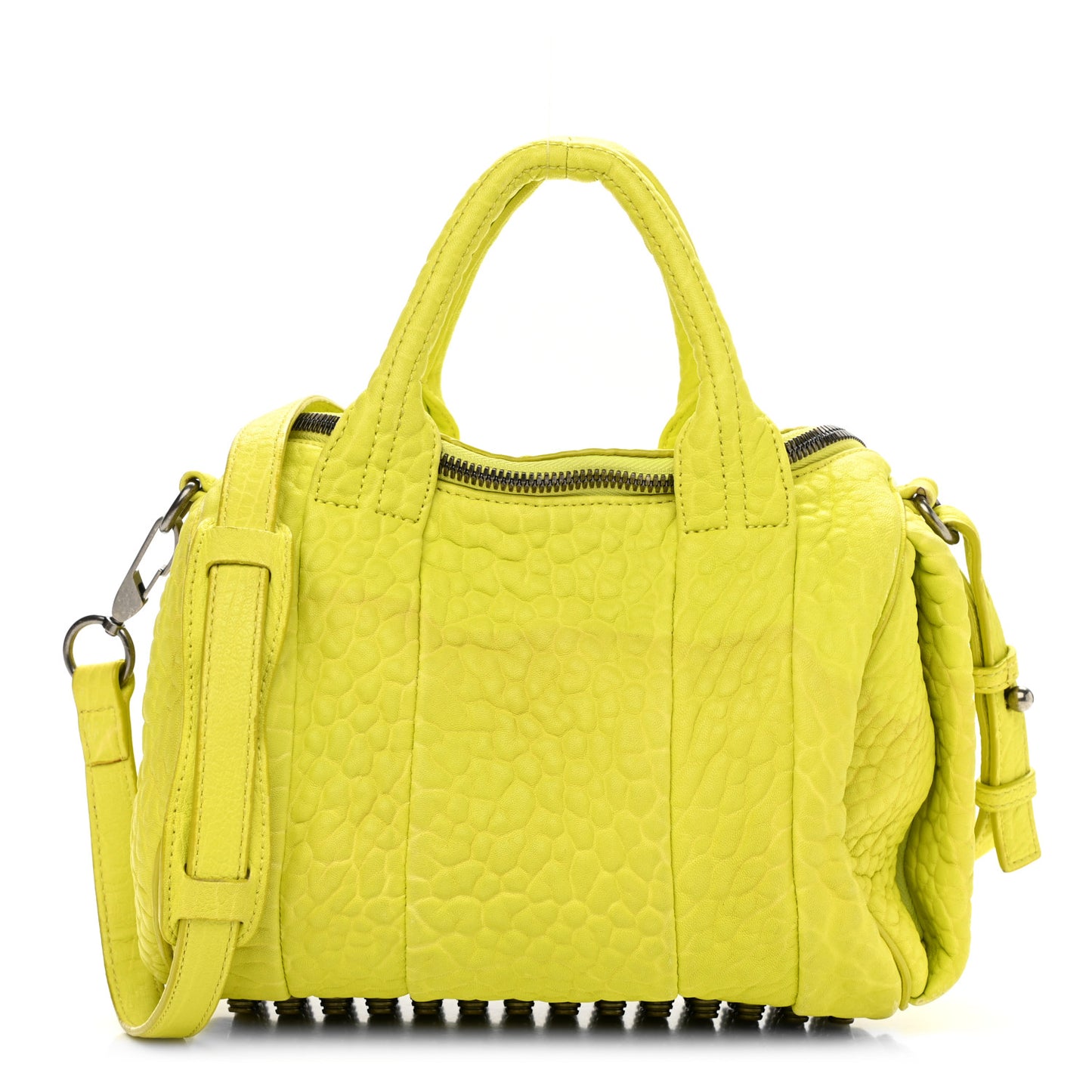 Pebbled Lambskin Rockie Acid Nickel Hardware