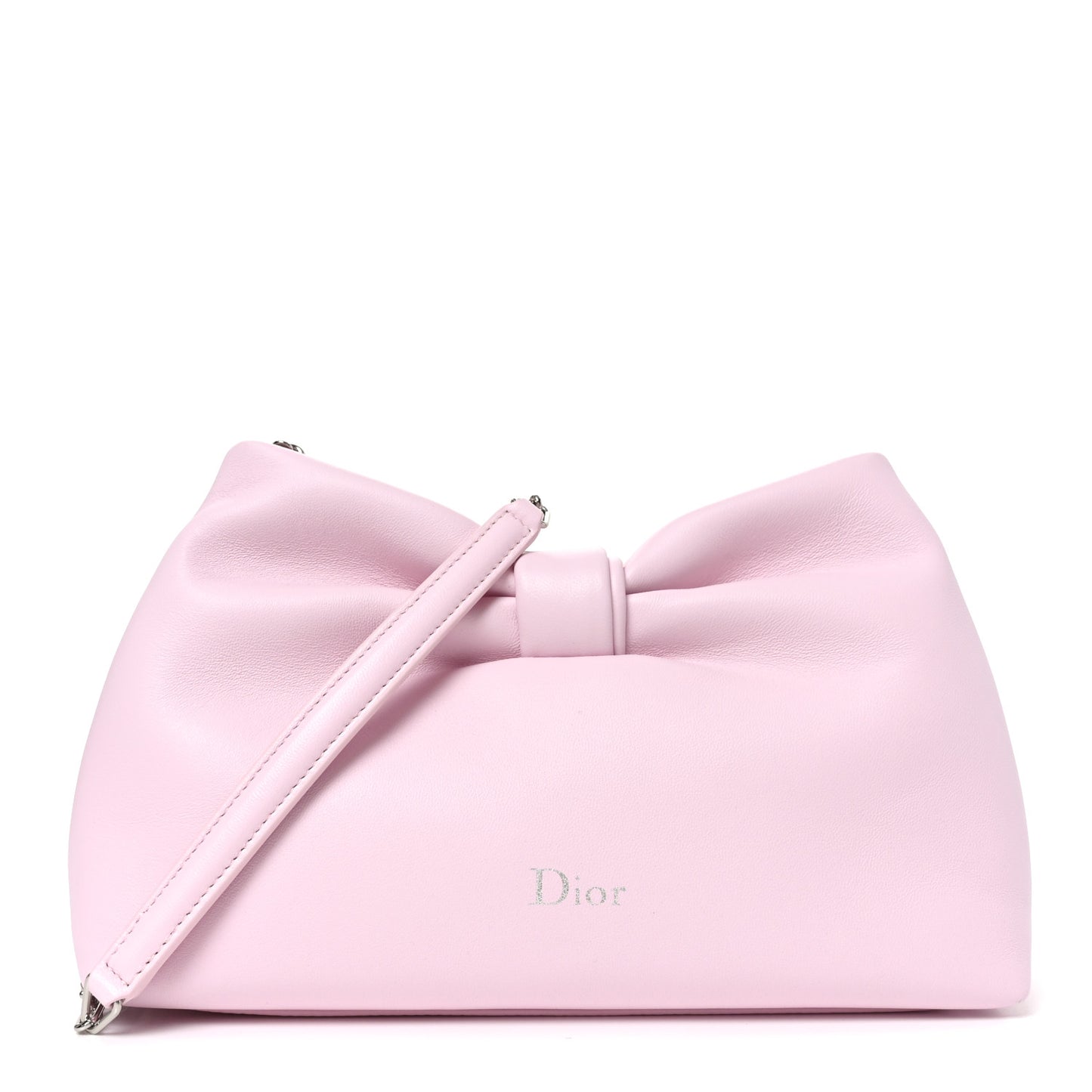 Lambskin Small Bow Bag Rose Songe