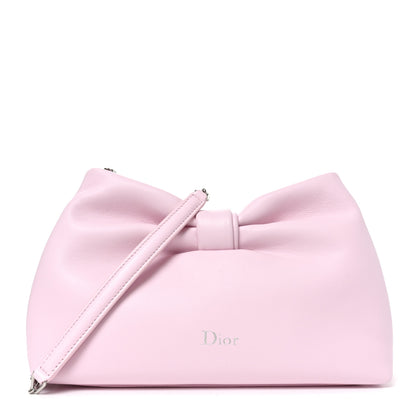 Christian Dior Lambskin Small Bow Bag Rose Songe 1 of 10