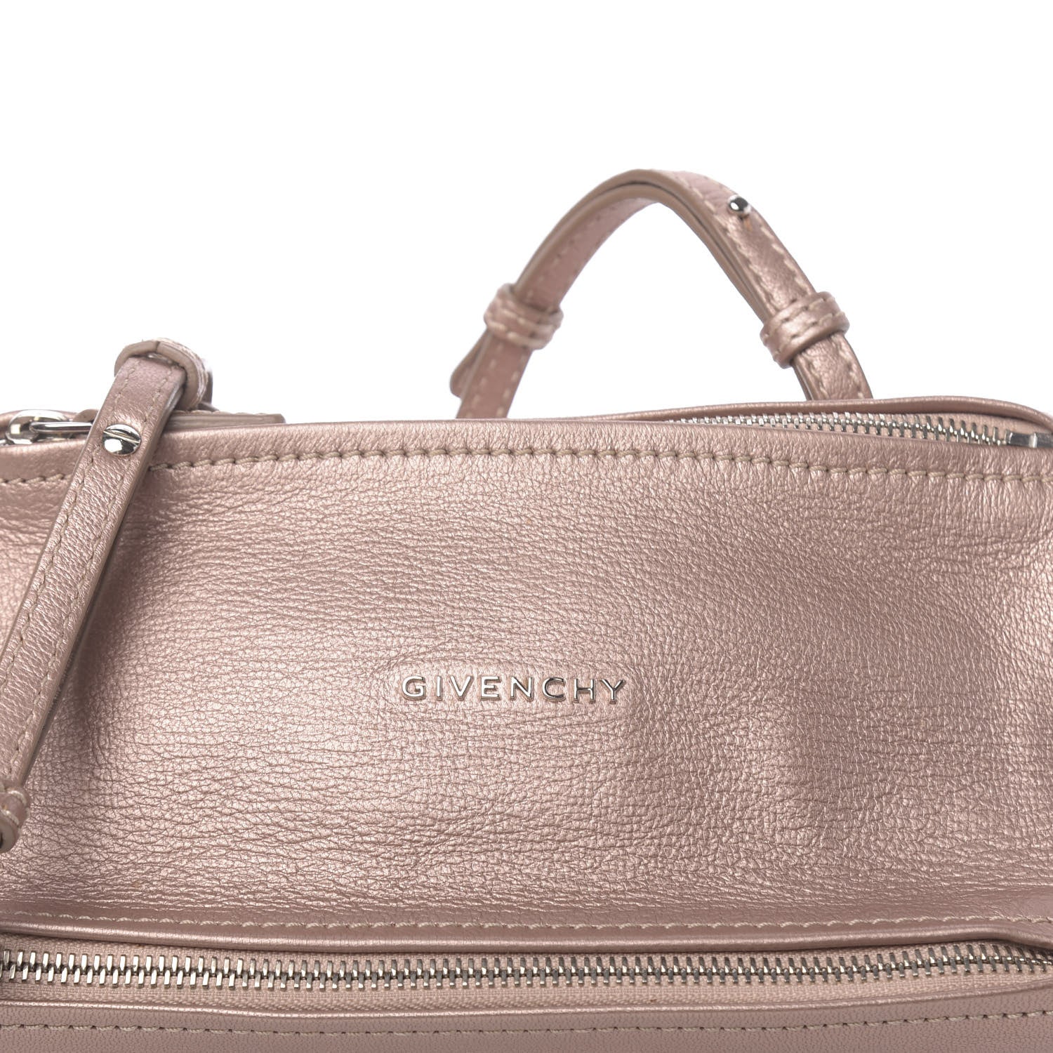 Givenchy Metallic Sugar Goatskin Mini Pandora Light Pink 10 of 10