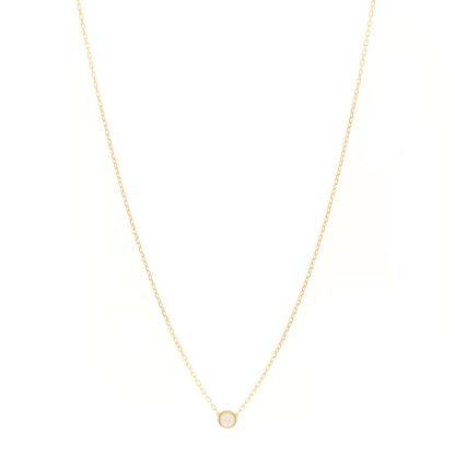 Cartier 18K Yellow Gold Diamond LM D'Amour Pendant Necklace 1 of 5