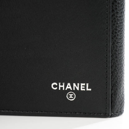 Chanel Caviar CC Long Flap Wallet Black 6 of 8