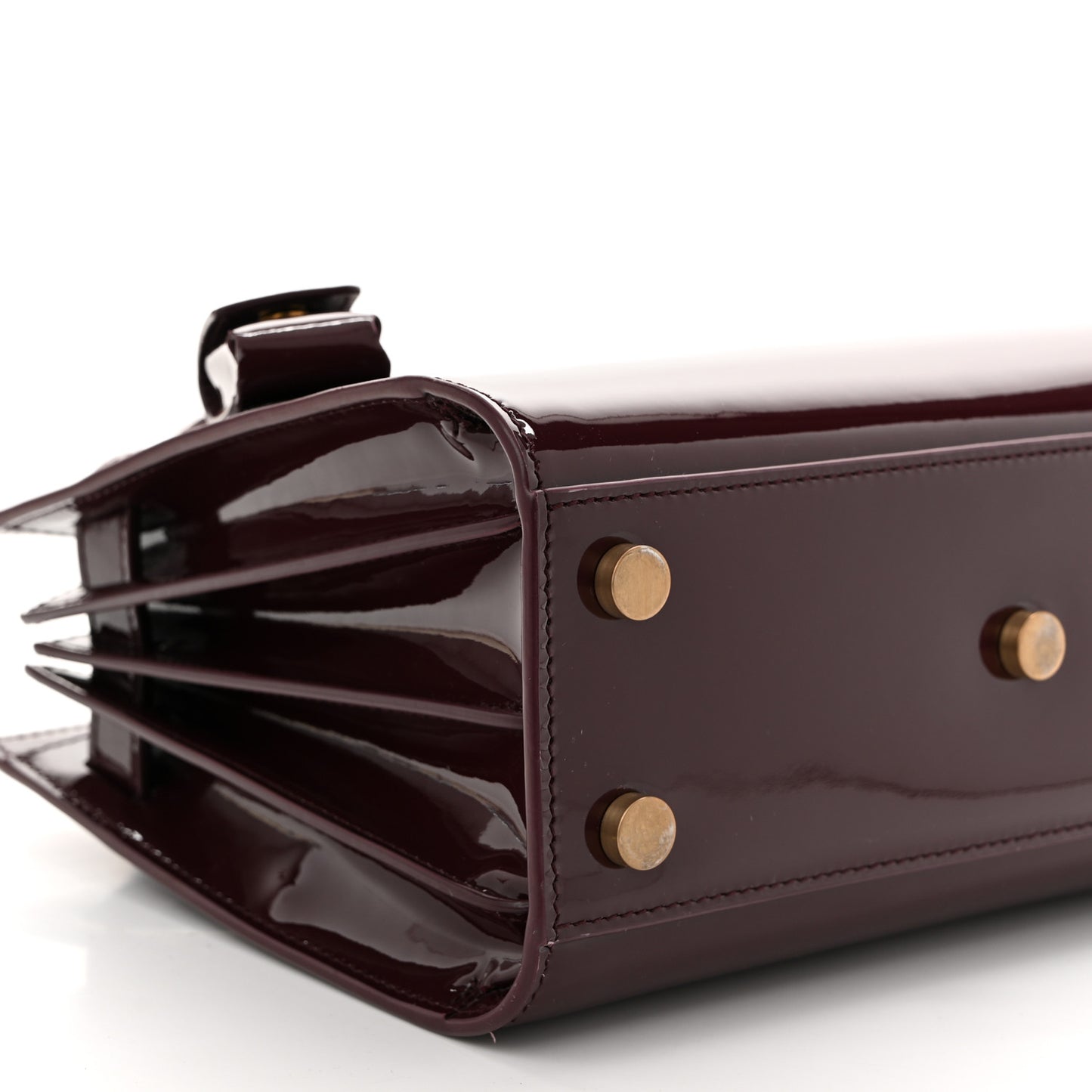 Patent Nano Sac de Jour Dark Red Wine