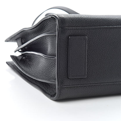 Saint Laurent Grained Calfskin Baby Supple Sac De Jour Black 9 of 10