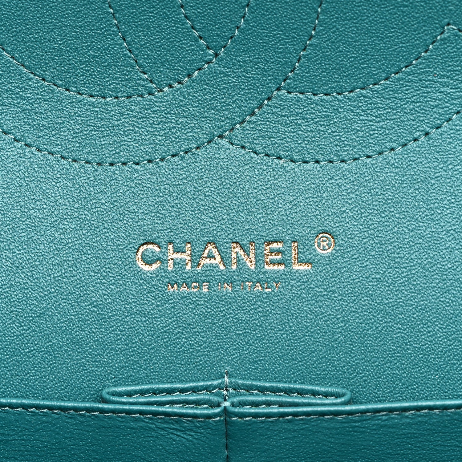 Chanel Caviar Quilted Jumbo Double Flap Green 6 of 10