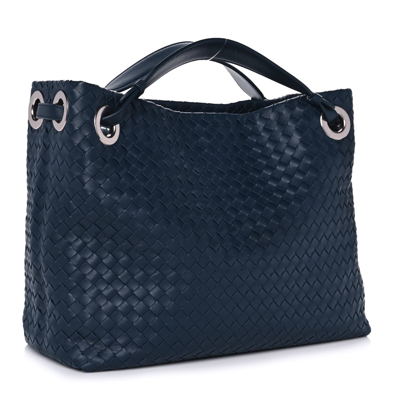 Bottega Veneta バッグ　ネイビー Bottega Veneta Nappa Intrecciato Bella Tote Navy 1044633
