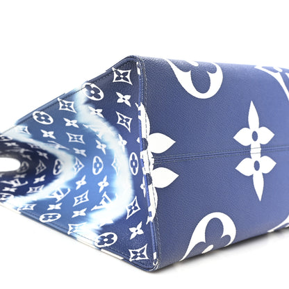 Louis Vuitton Monogram Escale Onthego GM Blue 8 of 9