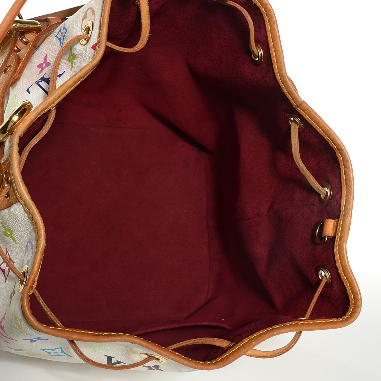 Monogram Multicolor Petit Noe White