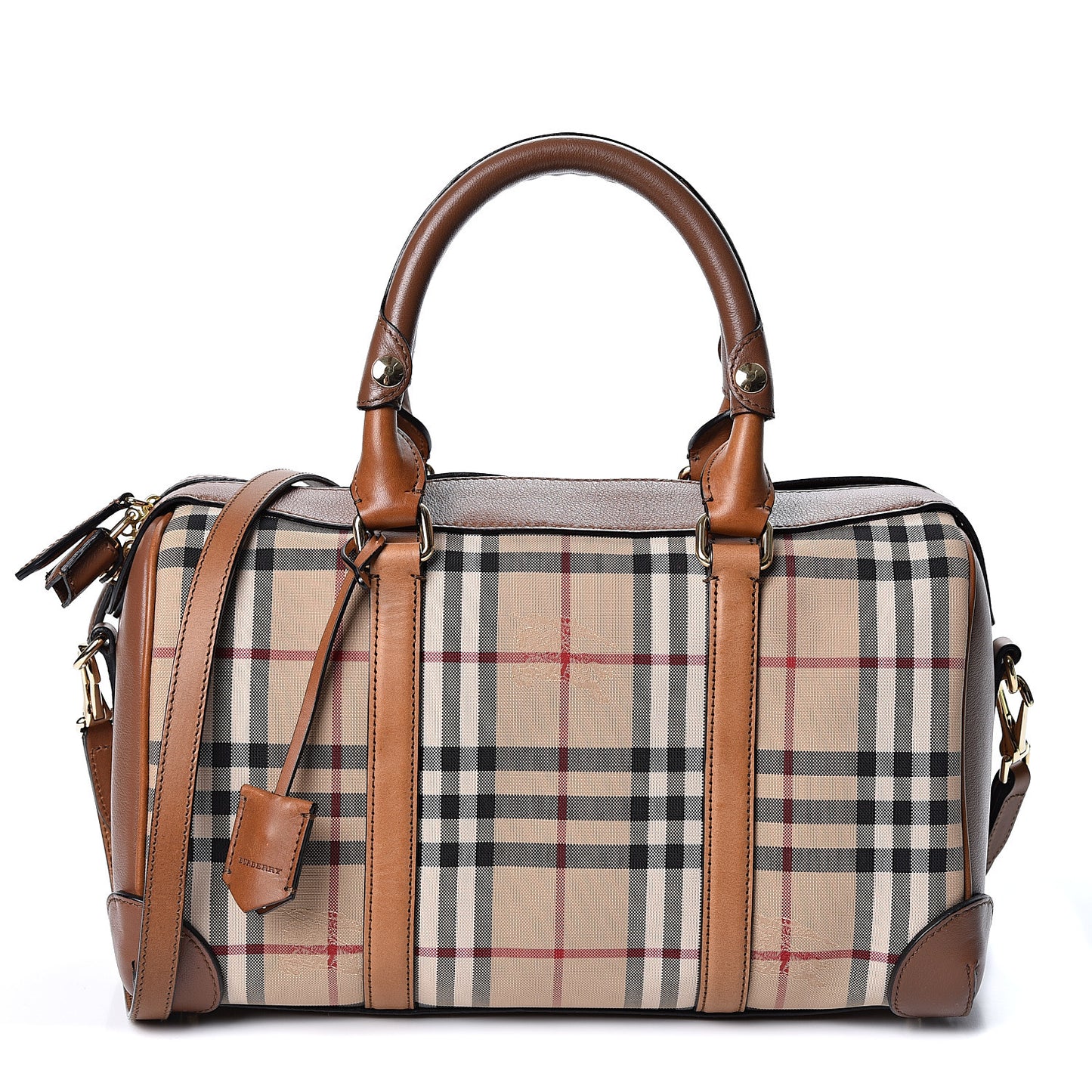 Horseferry Check Medium Alchester Bowling Bag Tan