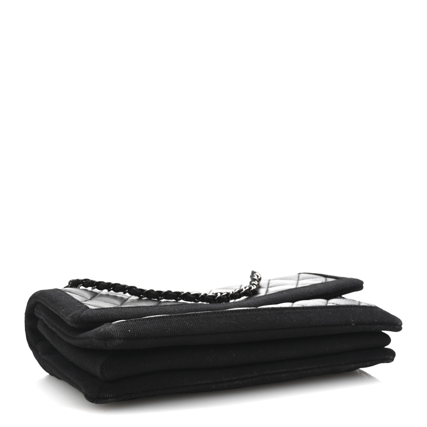 Chanel Lambskin Grosgrain Quilted Flap Black 4 of 10