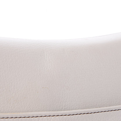 Christian Dior Calfskin Saddle Bag White 12 of 14
