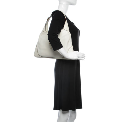 Gucci Calfskin Medium Jackie O Bouvier Hobo White 2 of 11