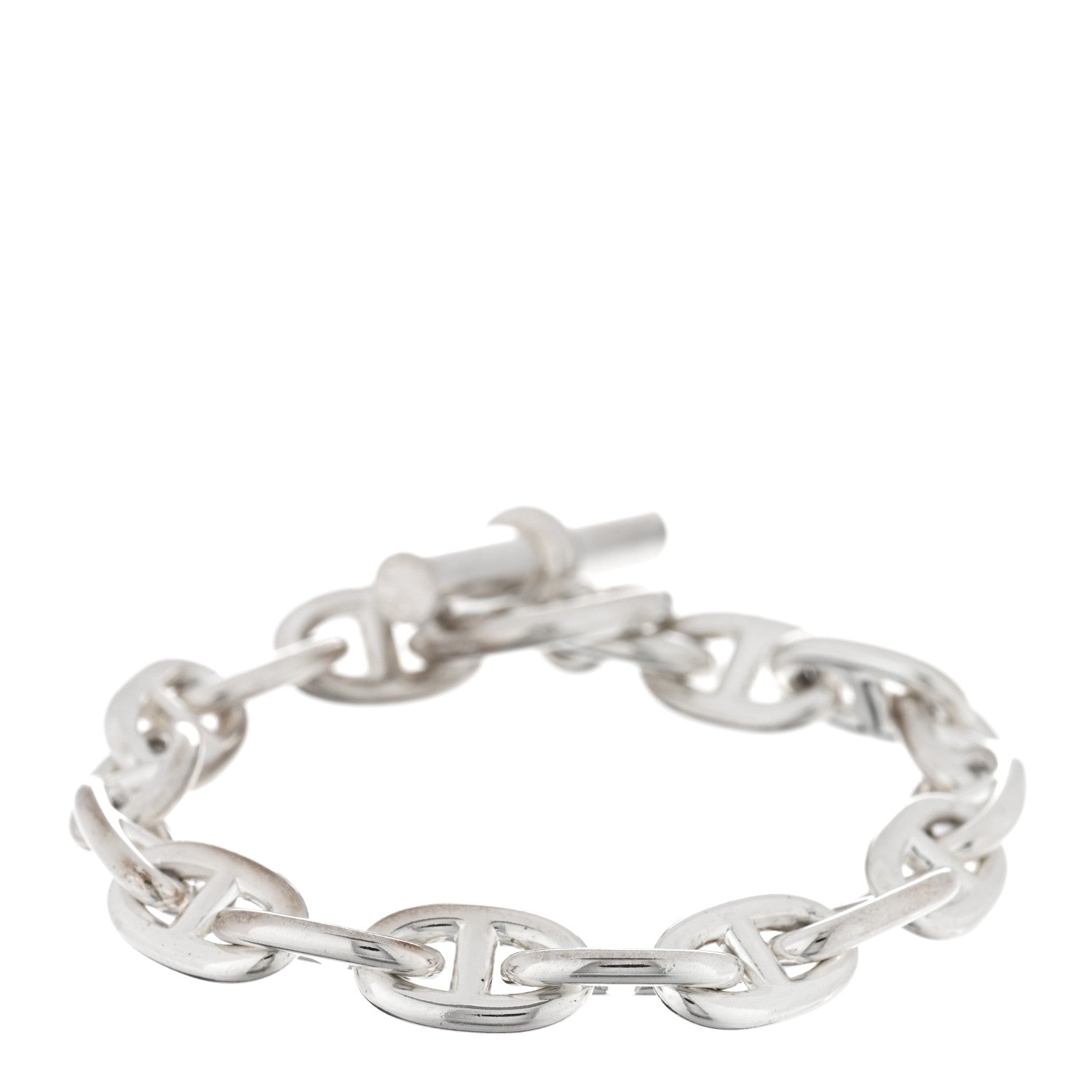 Hermes Sterling Silver Chaine D'Ancre Bracelet 2 of 4