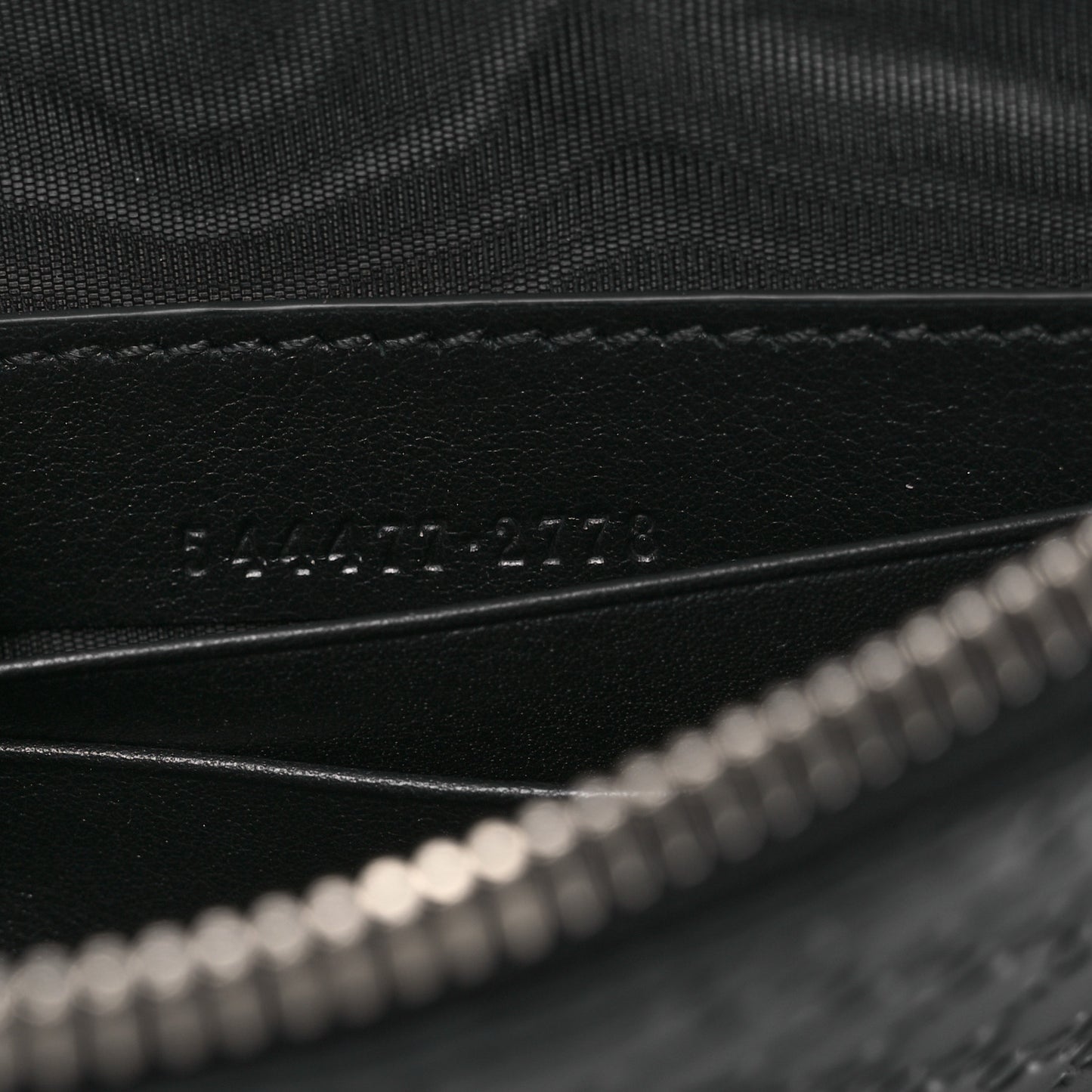 Microguccissima Clutch Black
