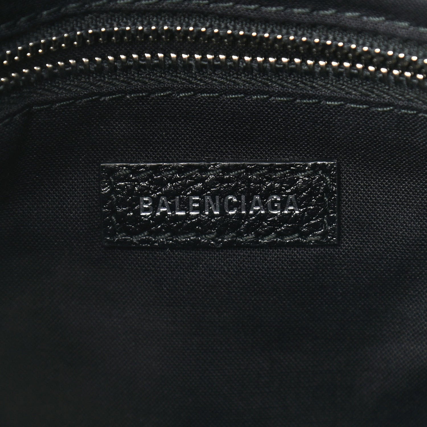 Balenciaga Calfskin Logo XXS Shopping Tote Black 6 of 9