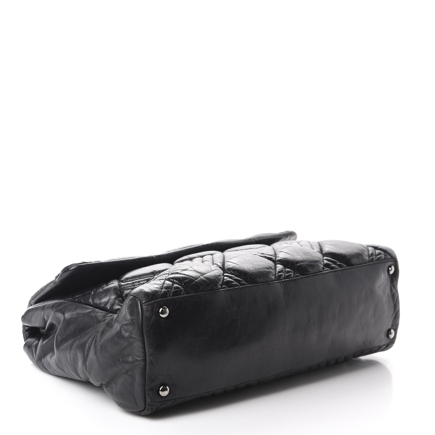 Chanel Lambskin In and Out XL Maxi Flap Black 4 of 11
