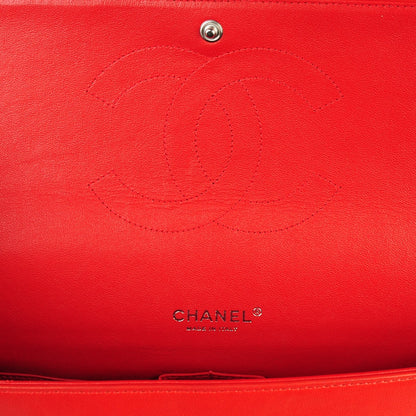 Chanel Lambskin Quilted Maxi Double Flap Red 8 of 10